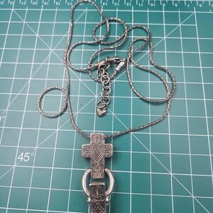 Brighton Cross Reversible Pendant Badge